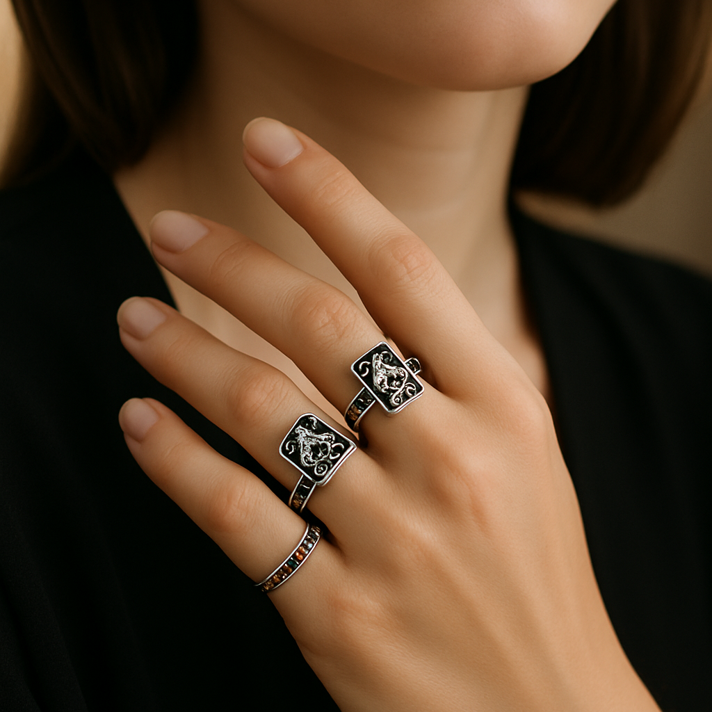 Why Enamel Sterling Silver Rings Are So Special