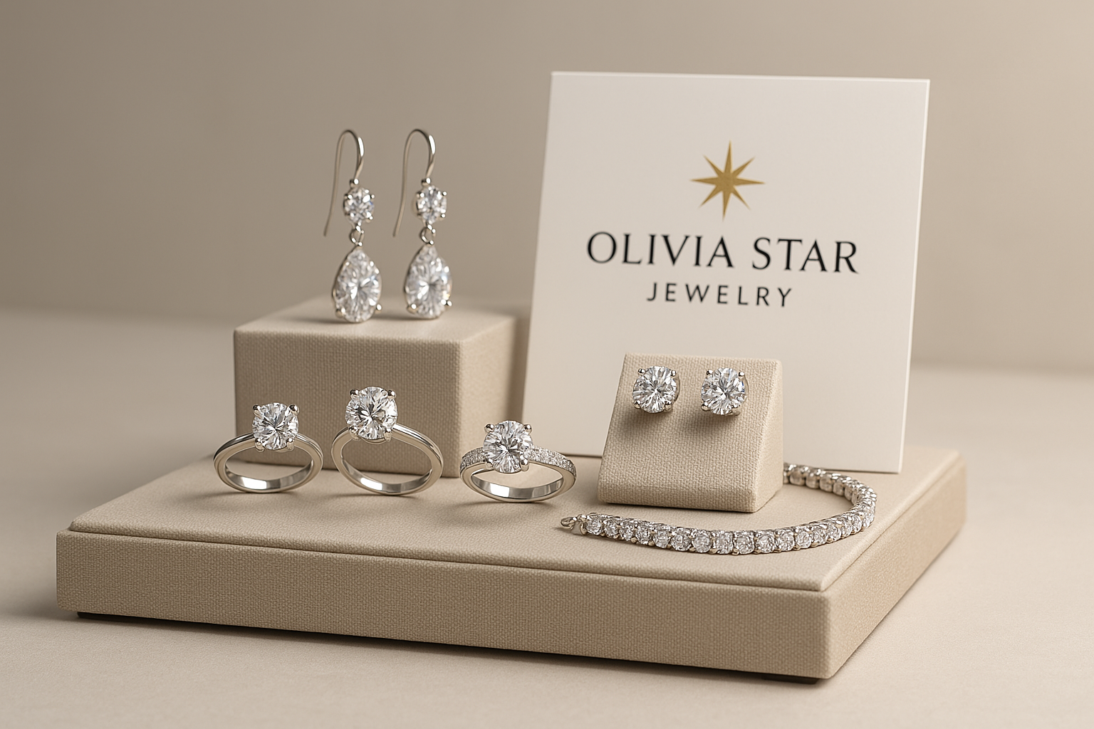 Wholesale Moissanite Jewelry for Retailers | Olivia Star Jewelry