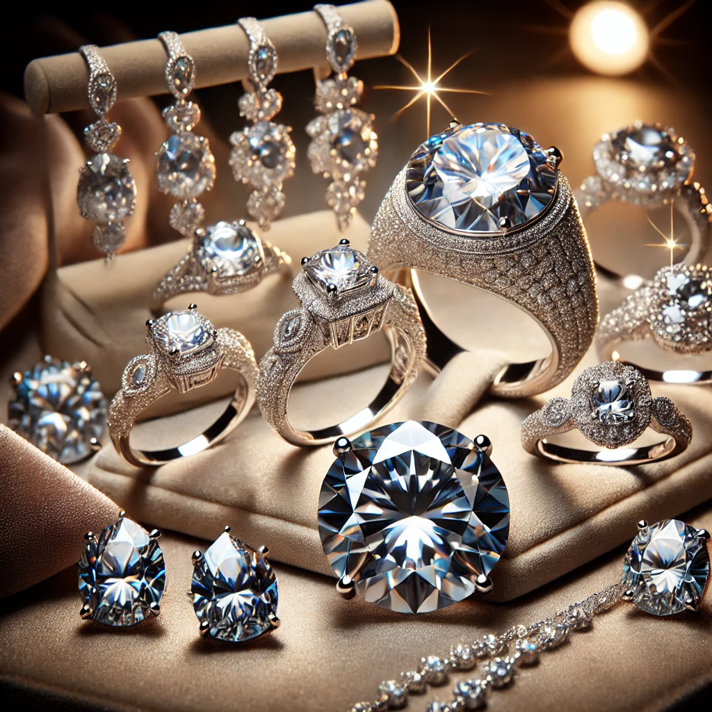 Orecchini con Moissanite Taglio Brillante da 0,5ct su Argento 925 - DULÂME Orecchini con Moissanite Taglio Brillante da 0,5ct su Argento 925 - DULÂME