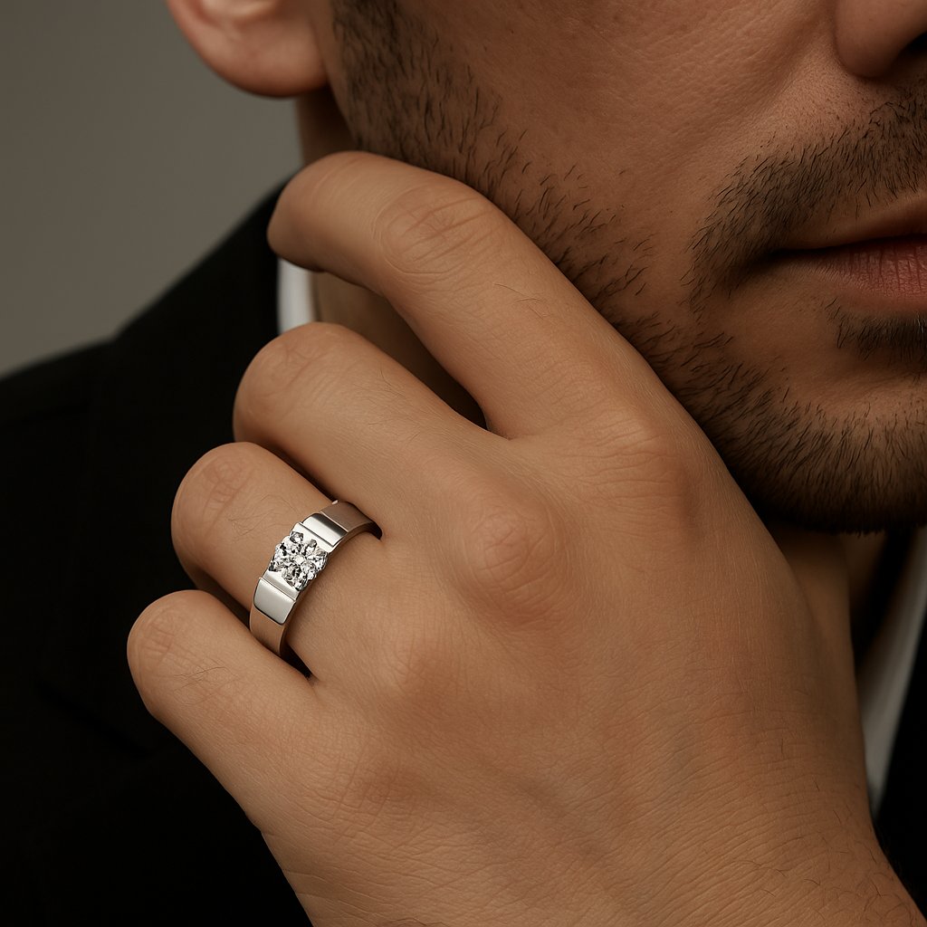 Men’s Moissanite Rings