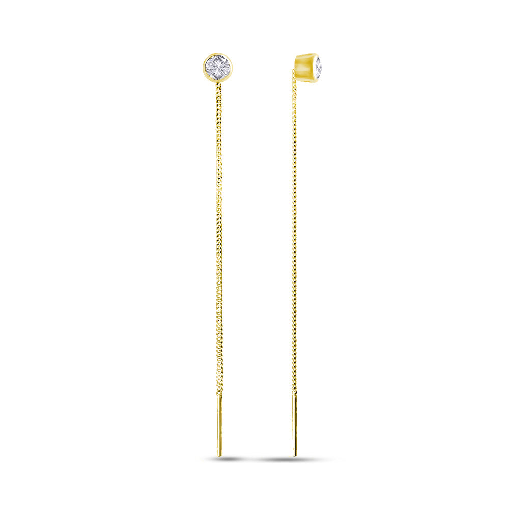 14K Gold Plated Earrings | Elegant | Sterling Silver