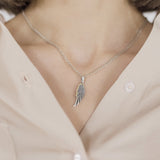 Pendientes de moissanita para mujer | Plata de ley 925 con baño de oro de 18 quilates | Diseño conmovedor