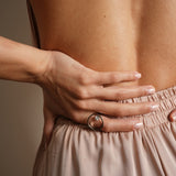 Solid 925 Sterling Silver Ring with 14K Gold Bonded – Olivia Star Jewelry – 1246R