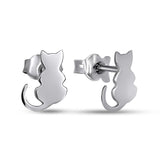 Pendientes de moissanita para mujer | Plata de ley 925 con baño de oro de 18 quilates | Diseño conmovedor