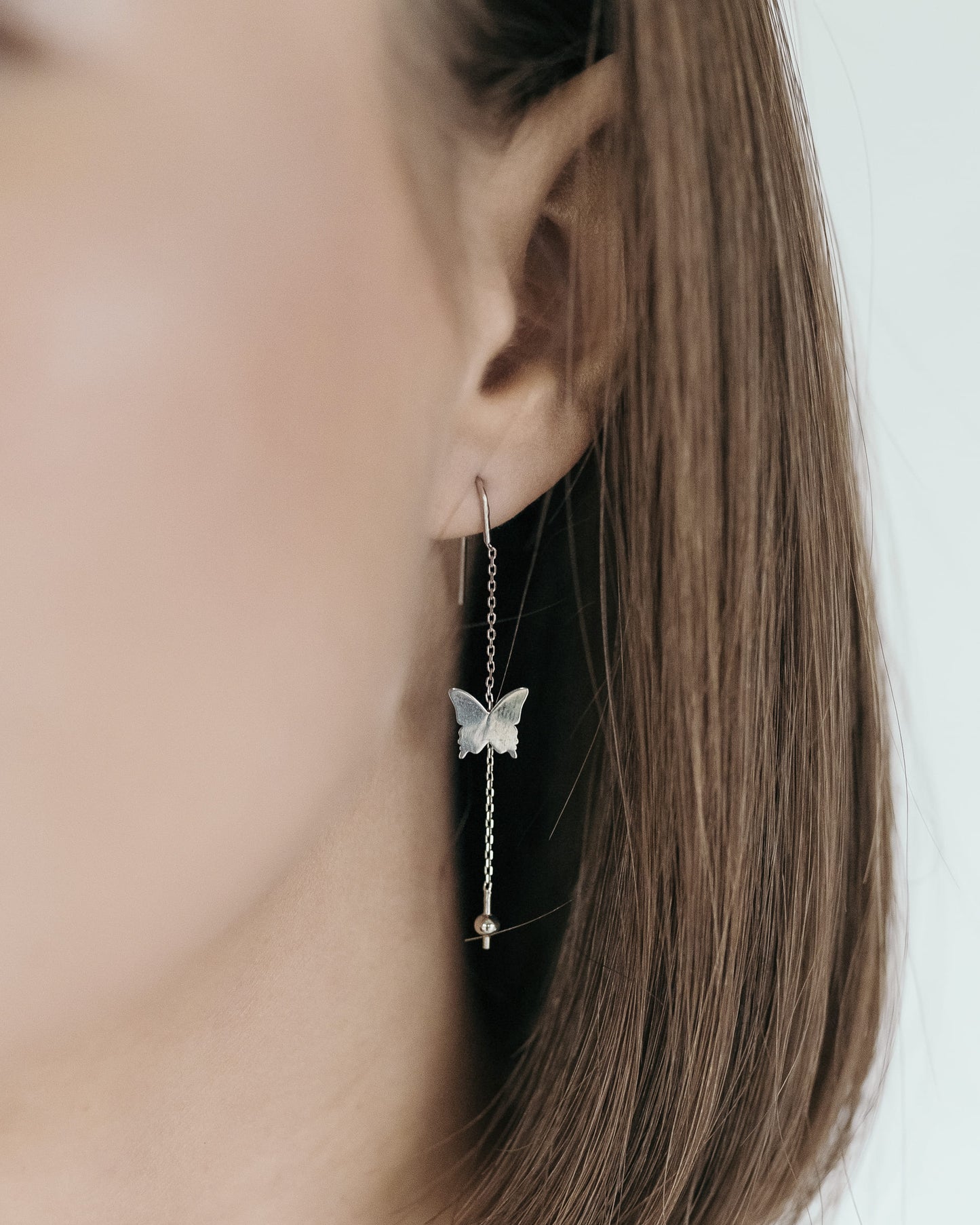Sterling Silver Drop Earrings | Refined