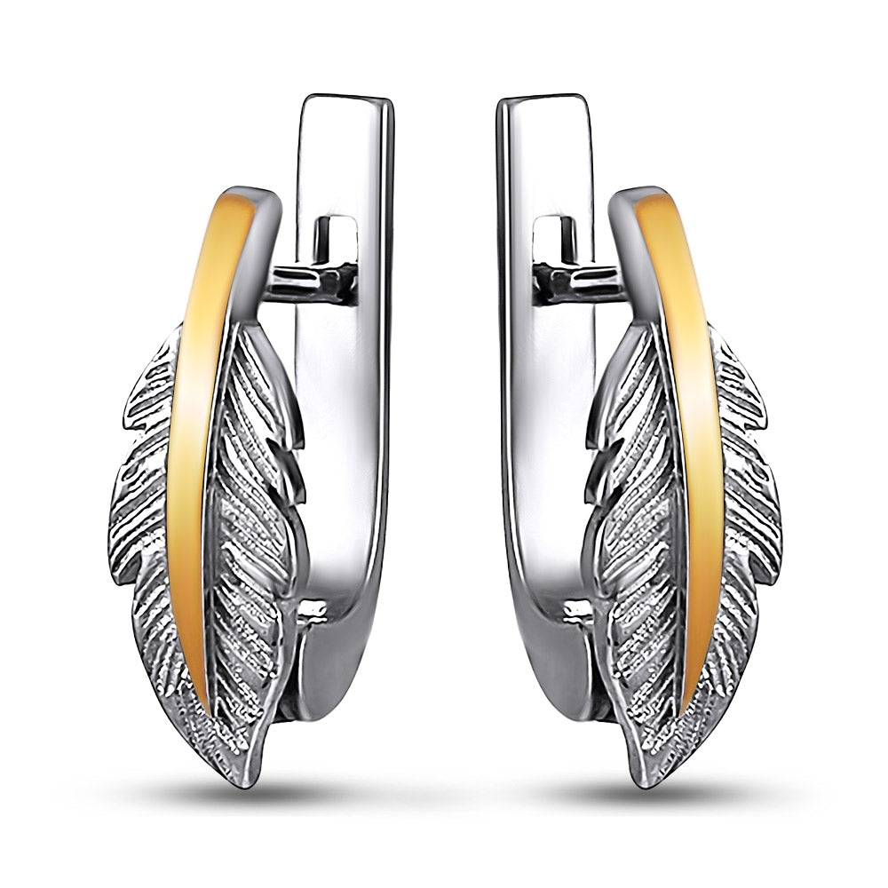 14K Gold Plated Earrings | Elegant | Sterling Silver