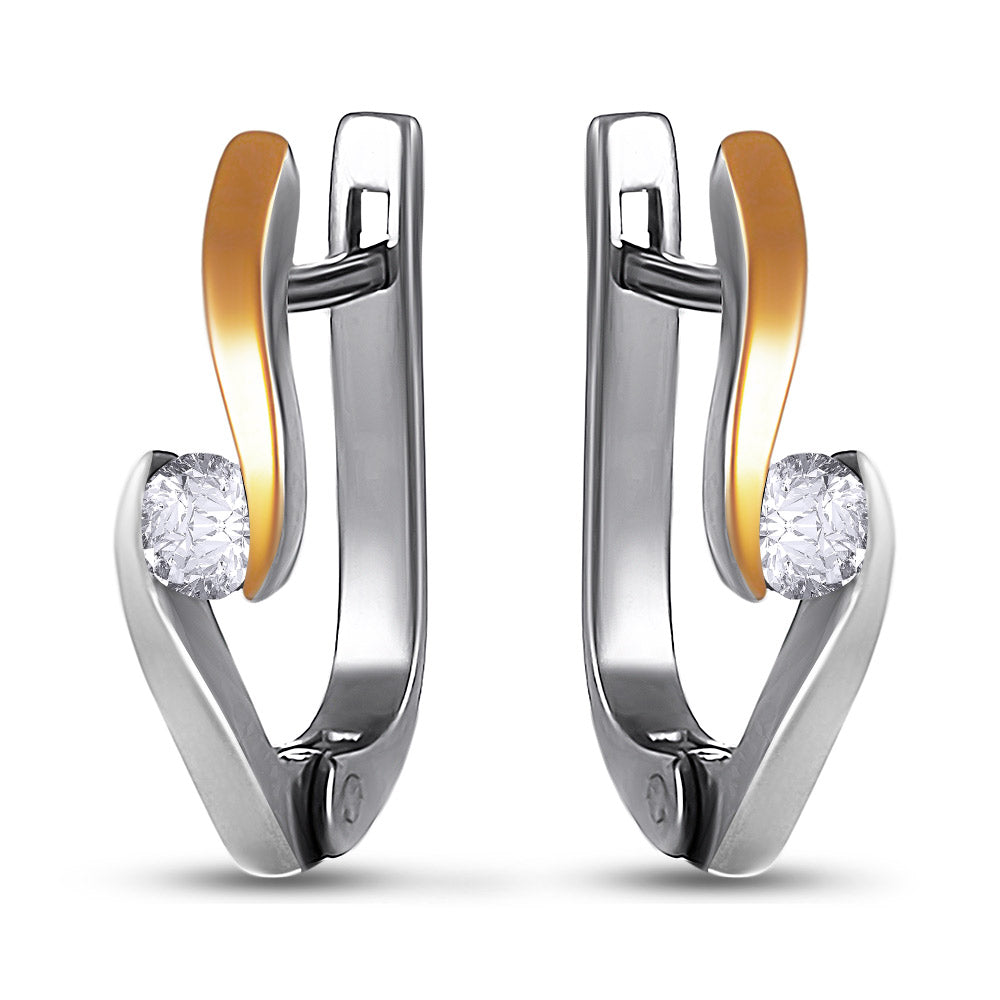 14K Gold Plated Earrings | Layer Classic | Sterling Silver