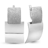 Pendientes de moissanita para mujer | Plata de ley 925 con baño de oro de 18 quilates | Diseño conmovedor