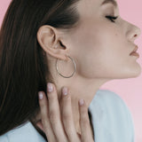 Pendientes de moissanita para mujer | Plata de ley 925 con baño de oro de 18 quilates | Diseño conmovedor