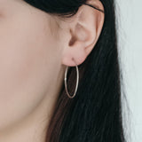 Pendientes de moissanita para mujer | Plata de ley 925 con baño de oro de 18 quilates | Diseño conmovedor