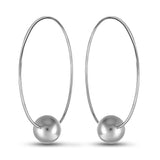 Pendientes de moissanita para mujer | Plata de ley 925 con baño de oro de 18 quilates | Diseño conmovedor