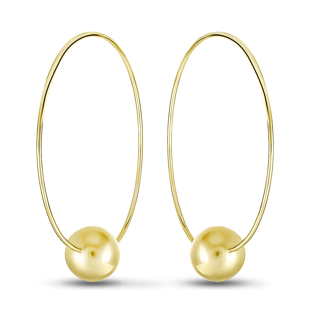 14K Gold Plated Earrings | Classic | Sterling Silver