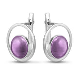 Pendientes de moissanita para mujer | Plata de ley 925 con baño de oro de 18 quilates | Diseño conmovedor