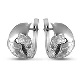 Pendientes de moissanita para mujer | Plata de ley 925 con baño de oro de 18 quilates | Diseño conmovedor