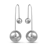 Pendientes de moissanita para mujer | Plata de ley 925 con baño de oro de 18 quilates | Diseño conmovedor