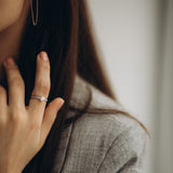 Pendientes de moissanita para mujer | Plata de ley 925 con baño de oro de 18 quilates | Diseño conmovedor