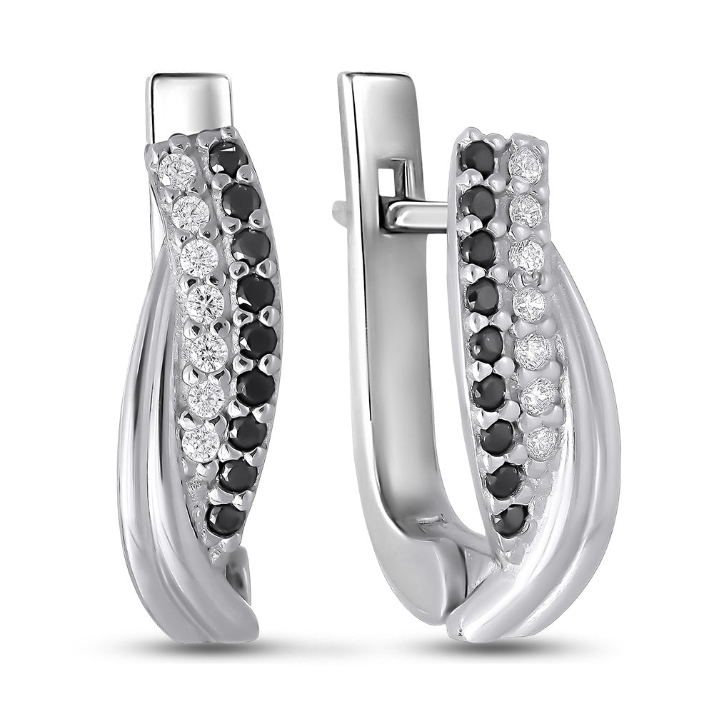 Cubic Zirconia Earrings | Minimalist Classic | Sterling Silver