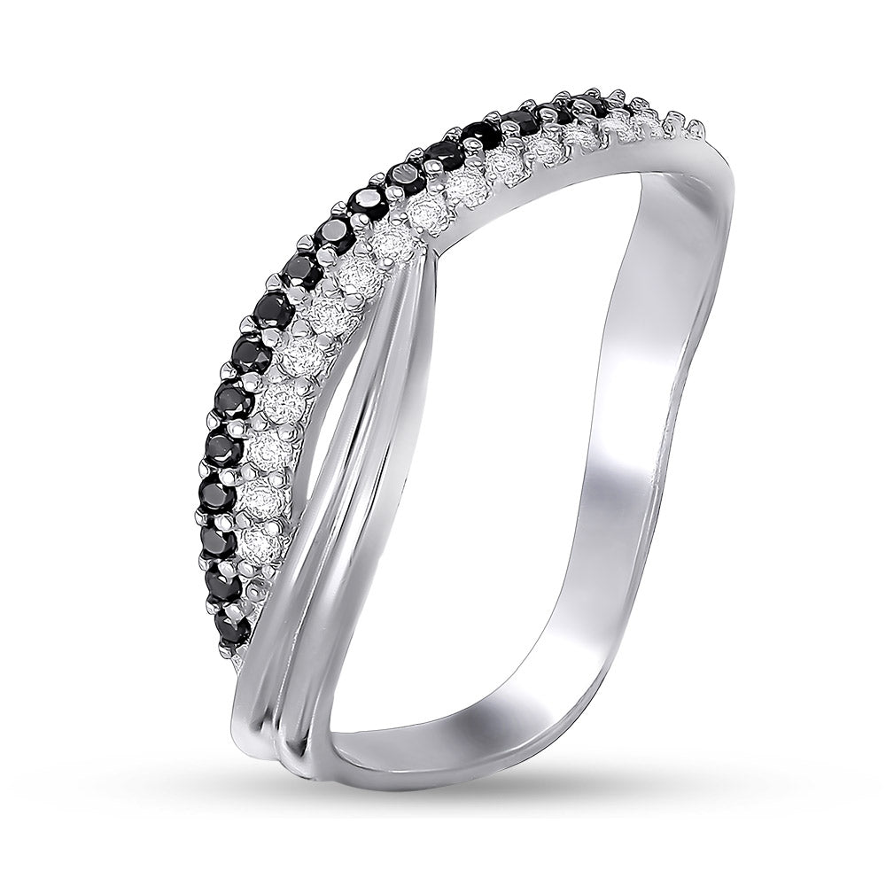 Cubic Zirconia Ring | Minimalist | Sterling Silver
