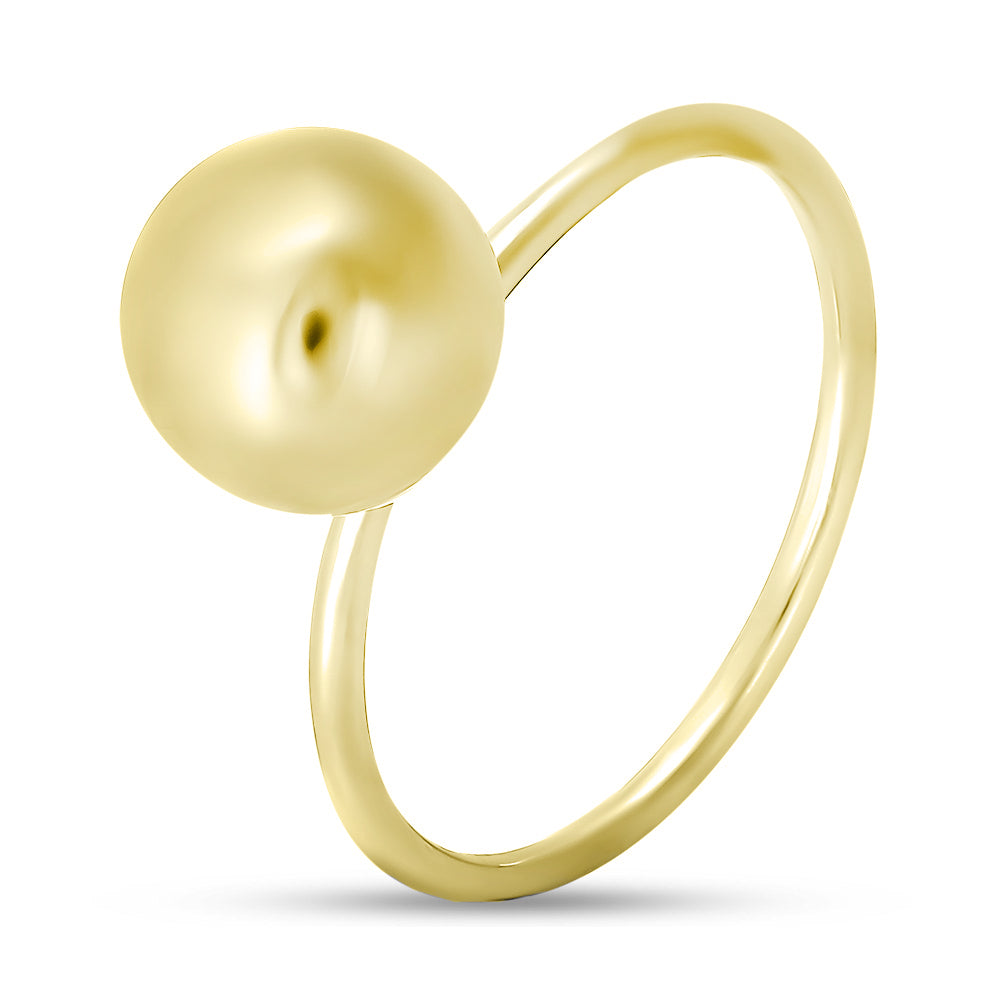 14K Gold Bonded Ring | Minimalist | Sterling Silver