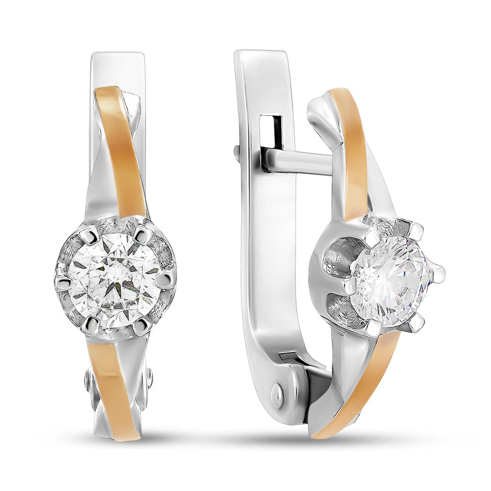 14K Gold Plated Earrings | Elegant | Sterling Silver