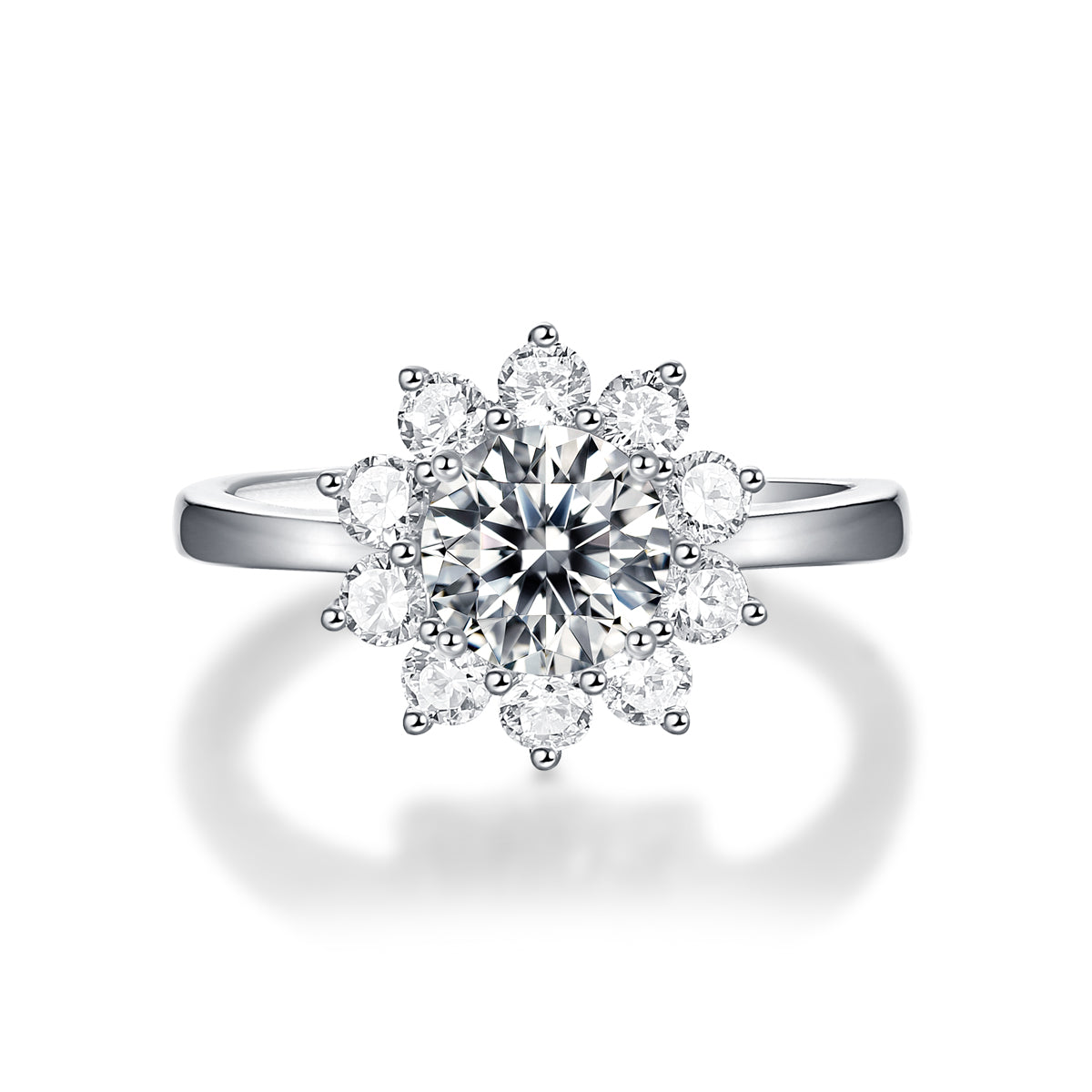 Timeless Moissanite Diamond Ring - Desire Design with a Brilliant Shine