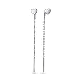 Pendientes de moissanita para mujer | Plata de ley 925 con baño de oro de 18 quilates | Diseño conmovedor