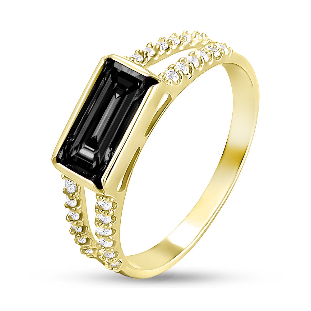 14K Gold Bonded Ring | Elegant | Sterling Silver