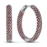 Pendientes de moissanita para mujer | Plata de ley 925 con baño de oro de 18 quilates | Diseño conmovedor