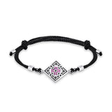 Pulsera de moissanita para mujer | Plata de ley 925 con baño de oro de 18 quilates | Diseño de ensueño