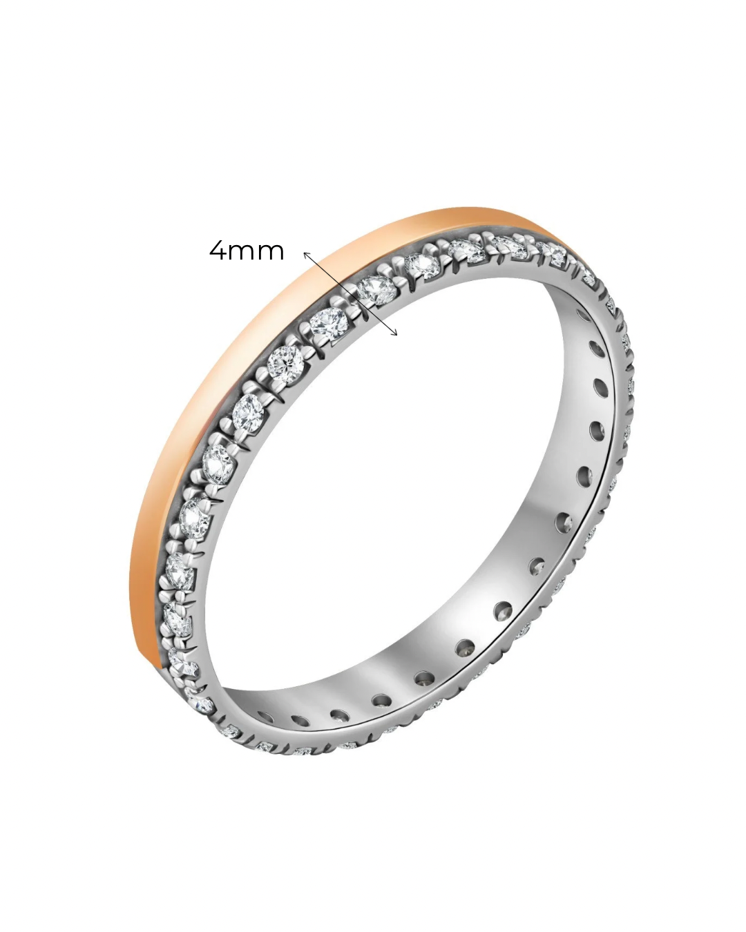 14K Gold Bonded Ring | Infinity | Sterling Silver