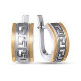 Pendientes de moissanita para mujer | Plata de ley 925 con baño de oro de 18 quilates | Diseño conmovedor