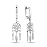 Pendientes de moissanita para mujer | Plata de ley 925 con baño de oro de 18 quilates | Diseño conmovedor