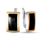 Pendientes de moissanita para mujer | Plata de ley 925 con baño de oro de 18 quilates | Diseño conmovedor