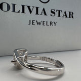 Minimalist Moissanite Engagement Ring - Love-Inspired Style with a Radiant Touch