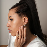 Solid 925 Sterling Silver Ring with 14K Gold Bonded - Olivia Star Jewelry - 648R