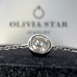 Crystal Symphony Moissanite Bracelet - Sparkling Stones in an Elegant Flowing Design