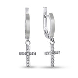 Pendientes de moissanita para mujer | Plata de ley 925 con baño de oro de 18 quilates | Diseño conmovedor