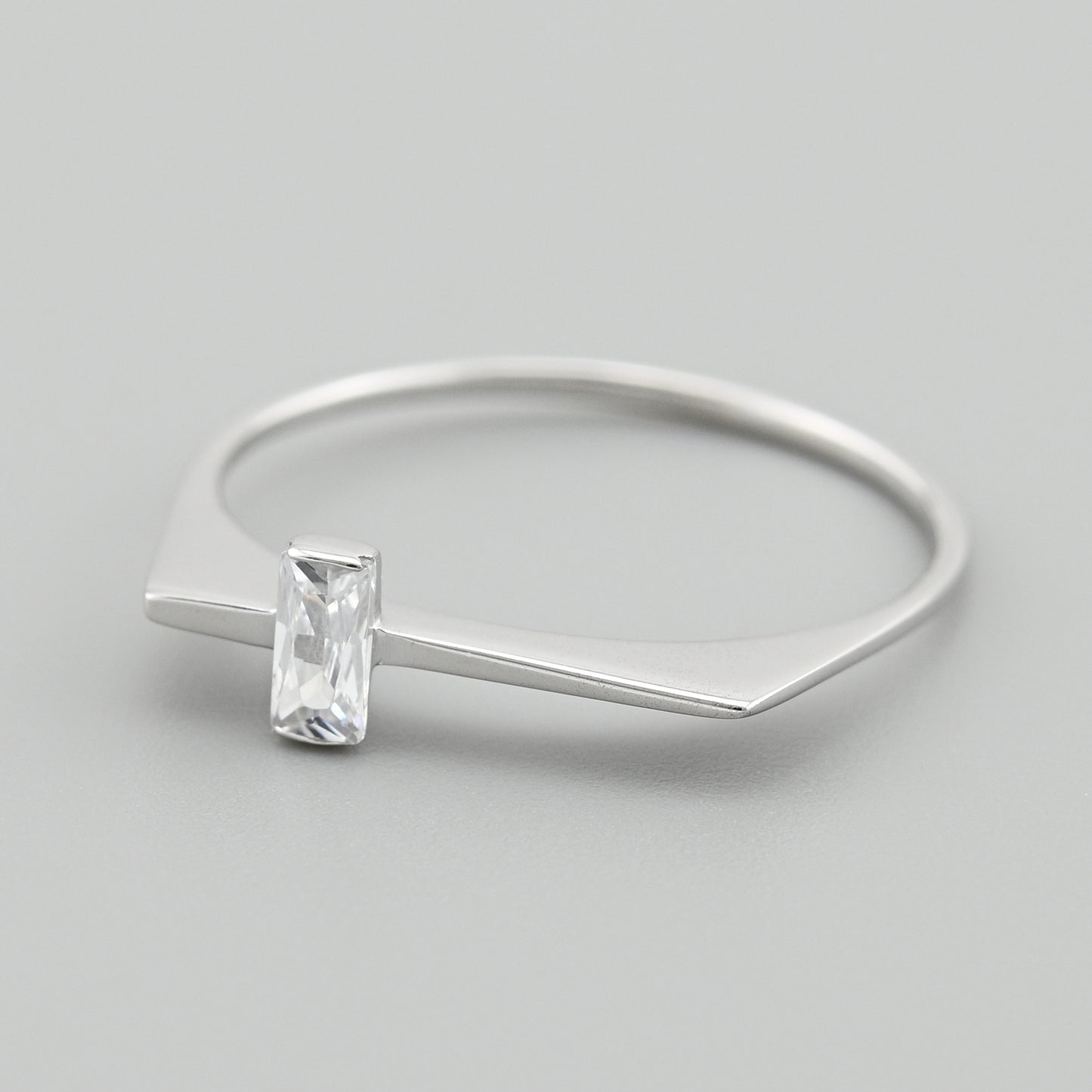 Cubic Zirconia Ring | Sterling Silver