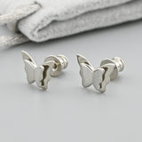 Pendientes de moissanita para mujer | Plata de ley 925 con baño de oro de 18 quilates | Diseño conmovedor