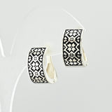 Pendientes de moissanita para mujer | Plata de ley 925 con baño de oro de 18 quilates | Diseño conmovedor