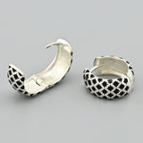 Pendientes de moissanita para mujer | Plata de ley 925 con baño de oro de 18 quilates | Diseño conmovedor