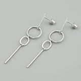 Pendientes de moissanita para mujer | Plata de ley 925 con baño de oro de 18 quilates | Diseño conmovedor