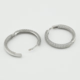 Pendientes de moissanita para mujer | Plata de ley 925 con baño de oro de 18 quilates | Diseño conmovedor