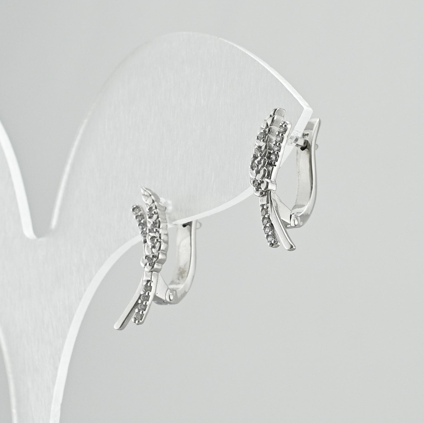 Cubic Zirconia Earrings | Elegant | Sterling Silver