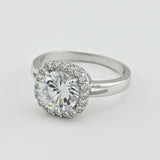 925 Sterling Silver Ring - Everyday Design with Cubic Zirconia - Olivia Star Jewelry 2169R
