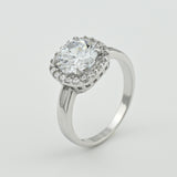 925 Sterling Silver Ring - Everyday Design with Cubic Zirconia - Olivia Star Jewelry 2169R