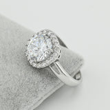 925 Sterling Silver Ring - Everyday Design with Cubic Zirconia - Olivia Star Jewelry 2169R
