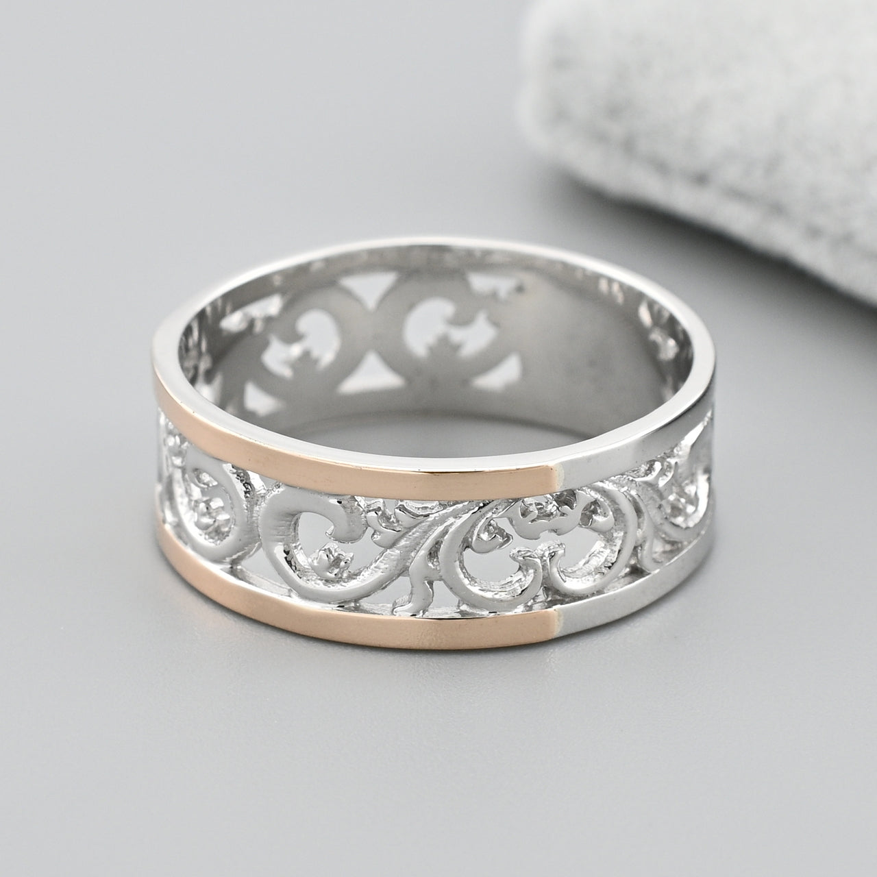Two-Tone Ring | Sterling Silver