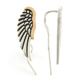 Pendientes de moissanita para mujer | Plata de ley 925 con baño de oro de 18 quilates | Diseño conmovedor