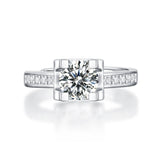 Luxury Moissanite Ring - Enchanted Elegance with a Refined and Classic Look